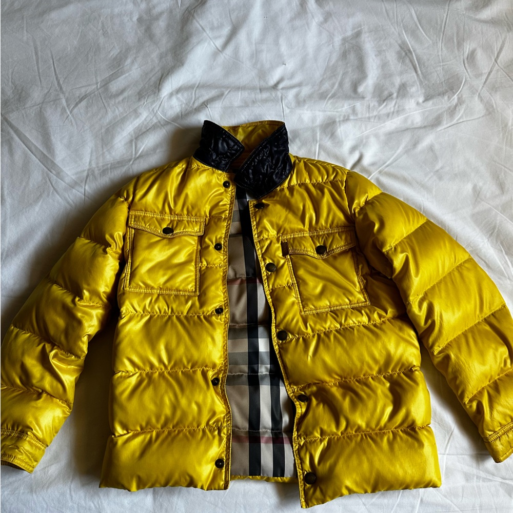 Kids berberry puffer jacket